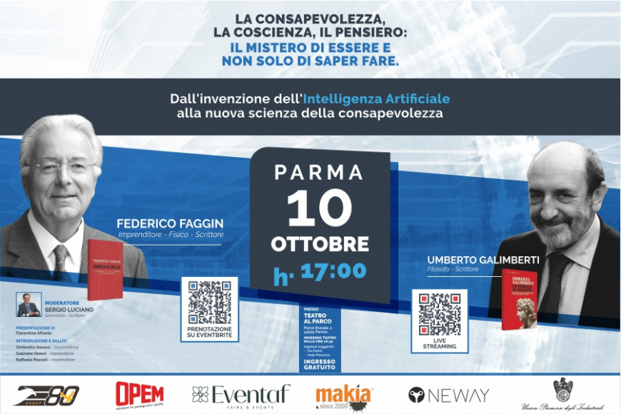 Dalla tecnologia alla filosofia: Incontro Galimberti e Faggin sulla natura della consapevolezza, la coscienza e il pensiero