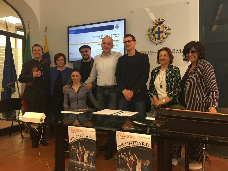  INCONTRARTI, DANZA MUSICA E PITTURA ALL’AUDITORIUM PAGANINI