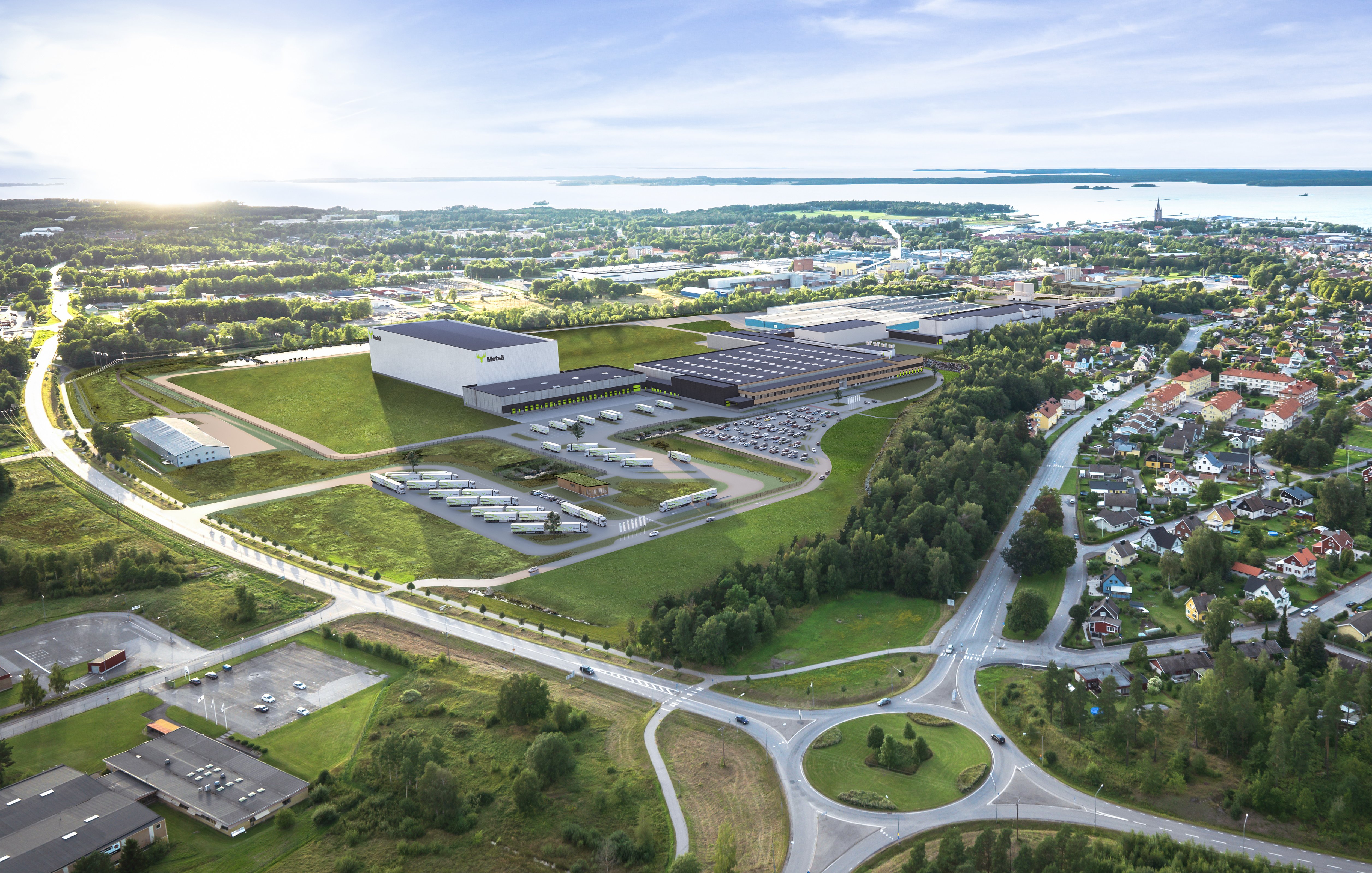 UN MAGAZZINO AD ALTA DENSITÀ COMPLETAMENTE AUTOMATIZZATO PER METSÄ TISSUE