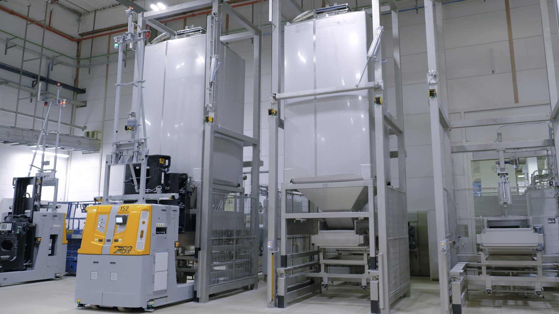 LGV per la movimentazione dei sili di pasta - E80 Group