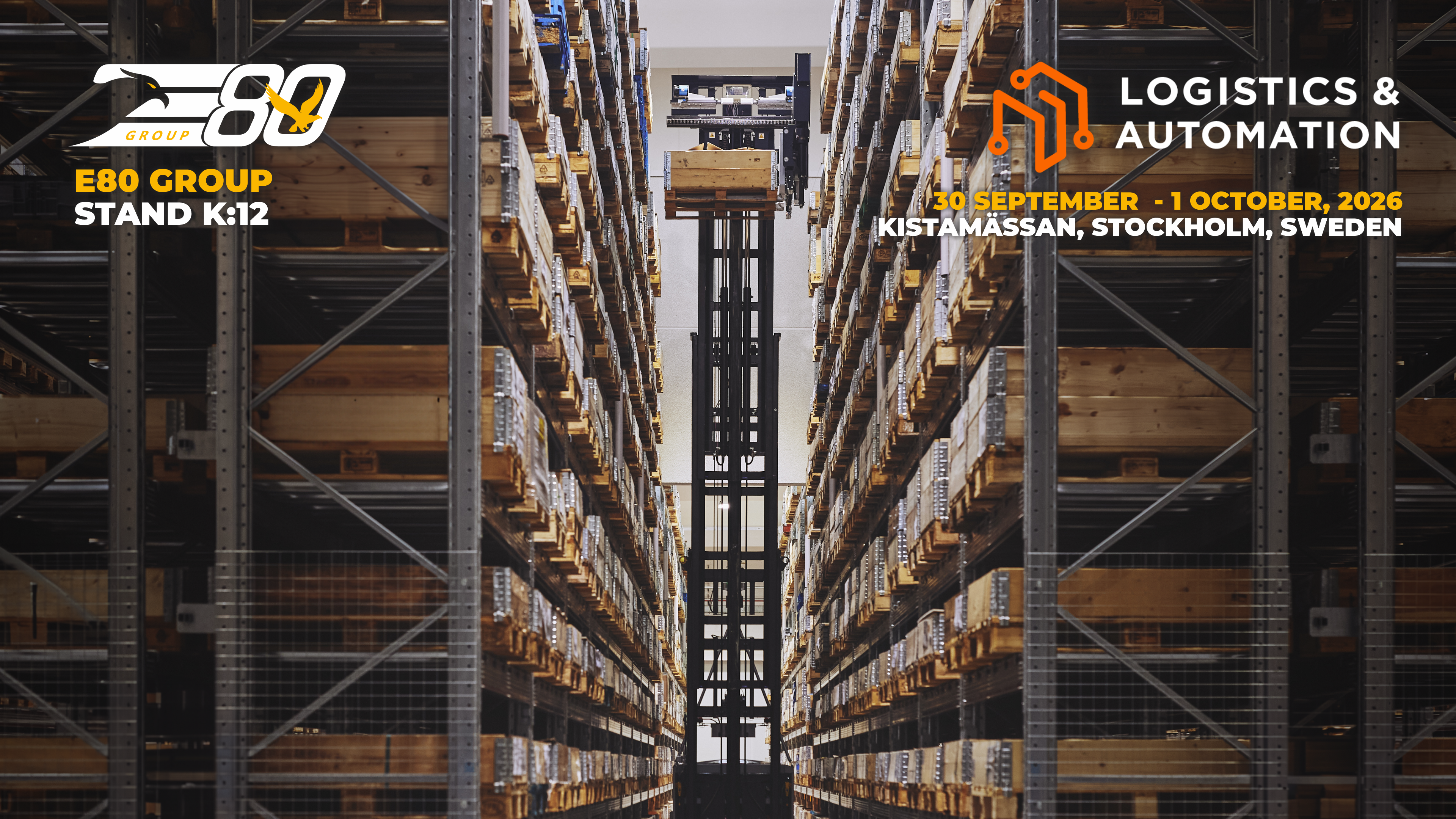 E80 Group at Logistics & Automation Stockholm 2026