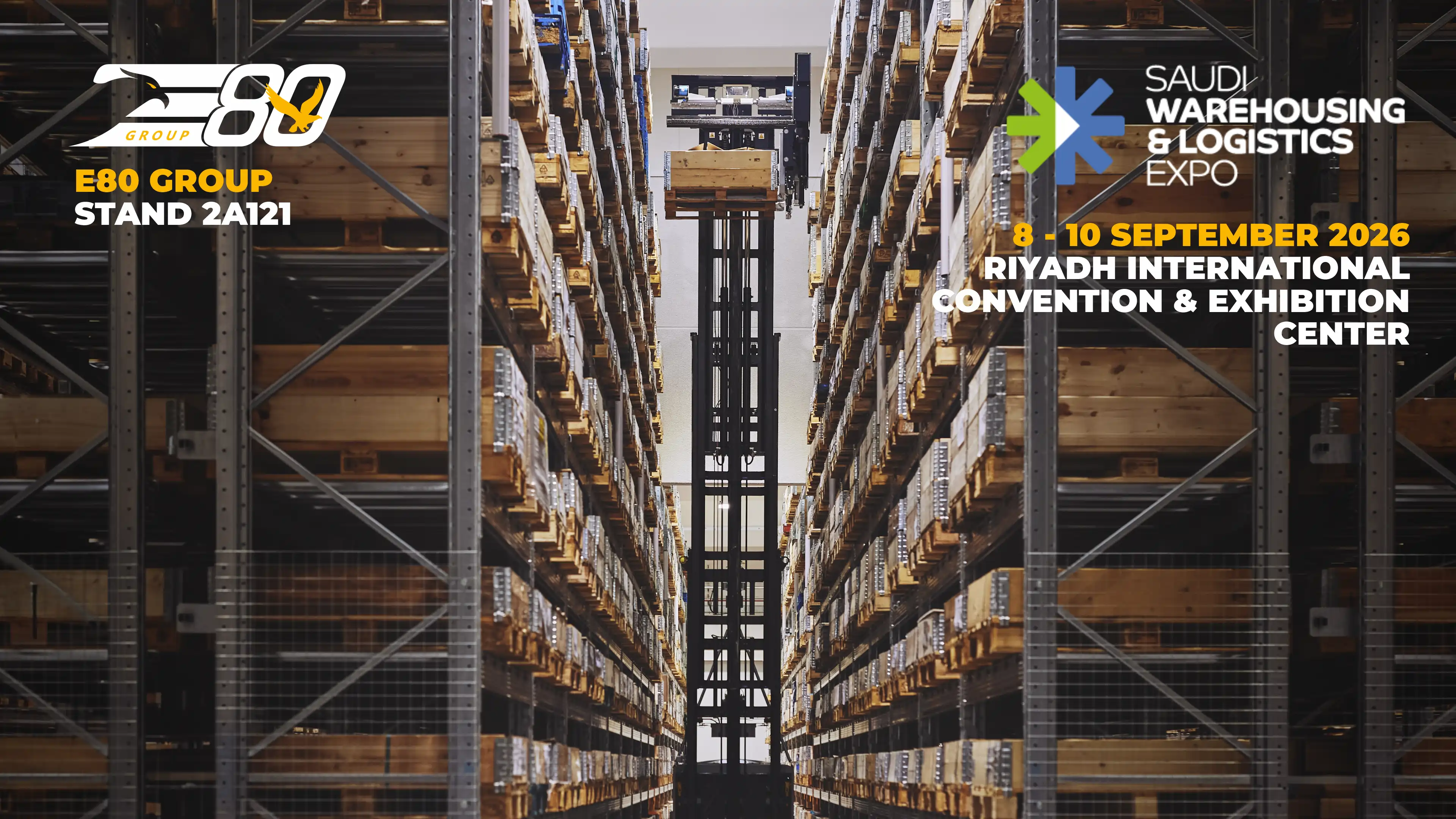 E80 Group alla Saudi Warehousing & Logistics Expo