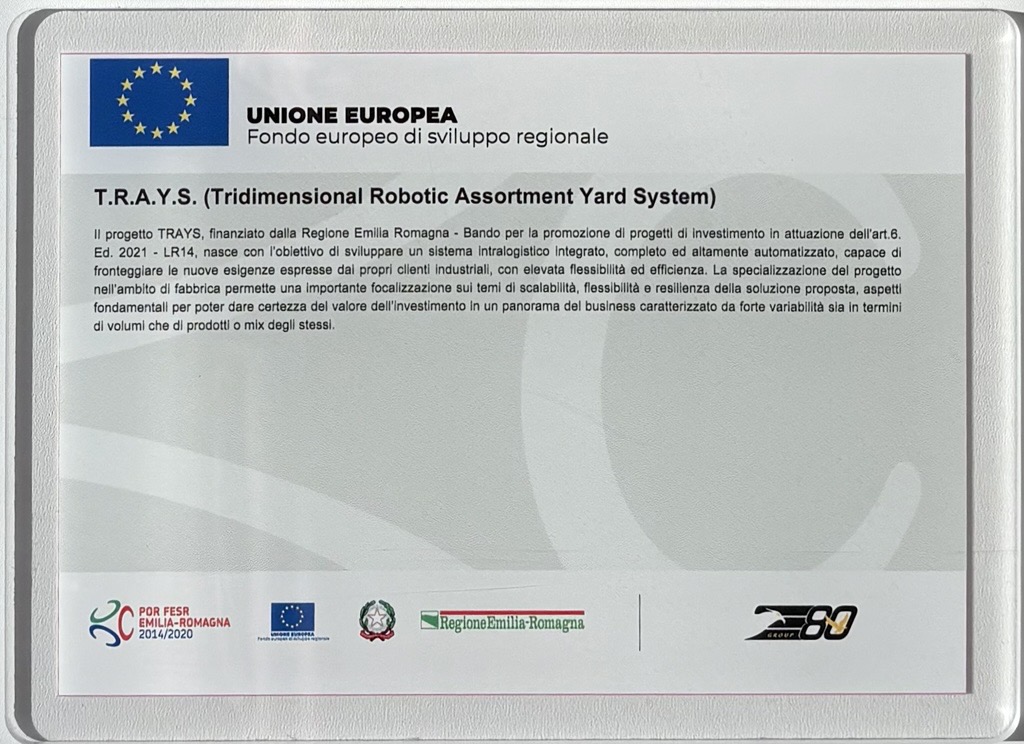 EAGLE T.R.A.Y.S. -Industrial Research and Experimental Development Project by E80 Group