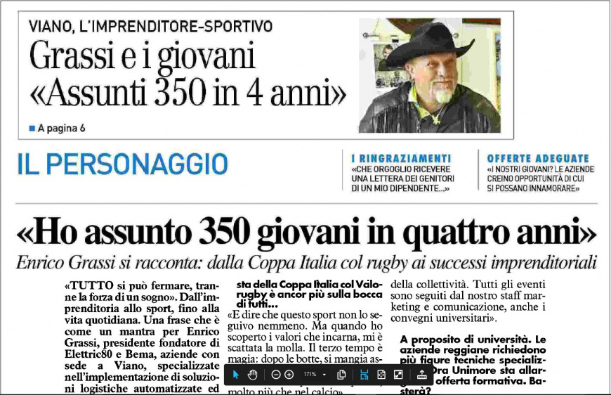 L'intervista al Presidente Enrico Grassi